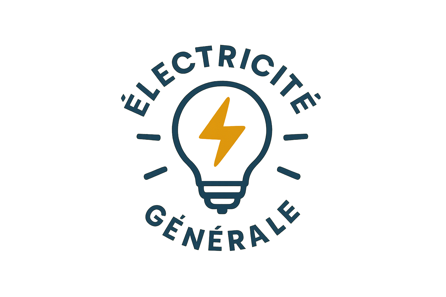 Logo d'une entreprise d'électricité générale